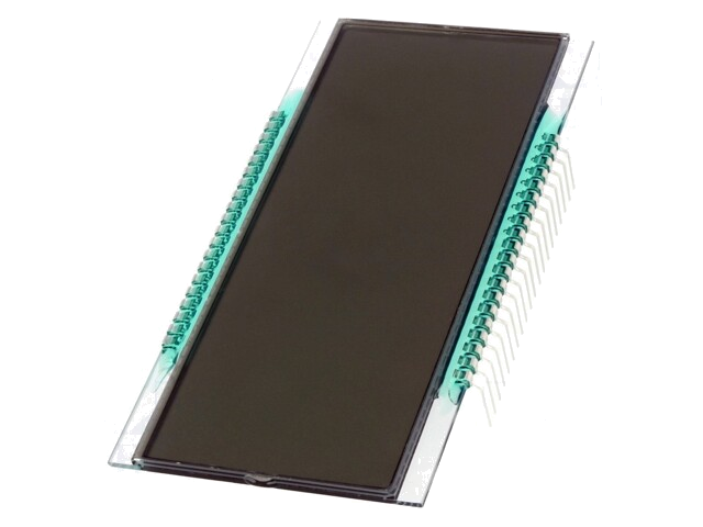 Display: LCD; 7-segment; STN Positive; A.cijfers: 4; 94x45,7x1,1mm Display: LCD; 7-segment; STN Positive; A.cijfers: 4; 94x45,7x1,1mm
